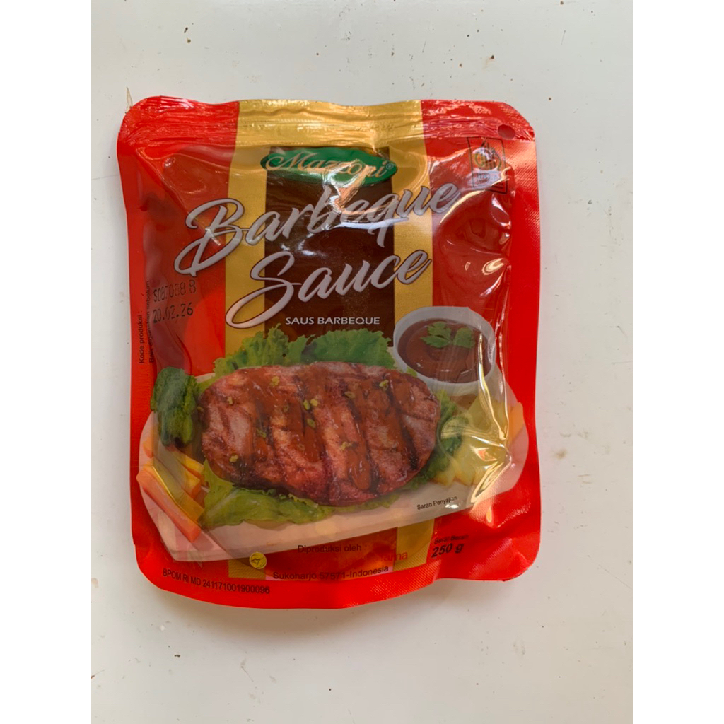 

Mazzoni saus Barbeque 250 gram
