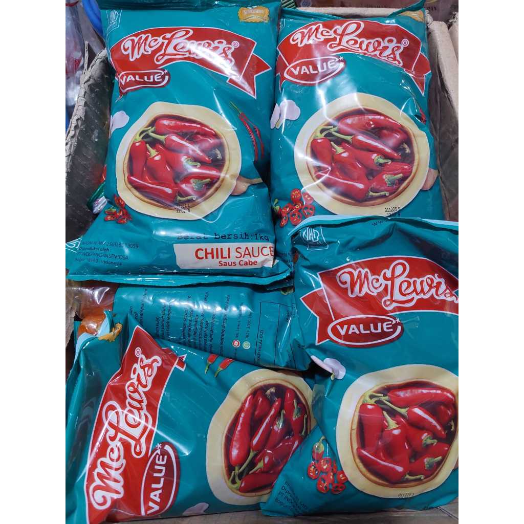 

Saus Sambal (Chili Sauce) Mc Lewis Kemasan 500 gram, 1000 gram