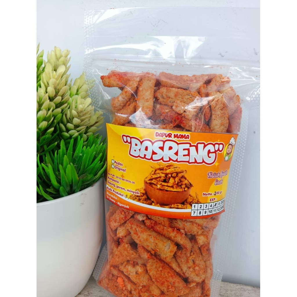 

Basreng Bakso Goreng Pedas Balado 150Gr