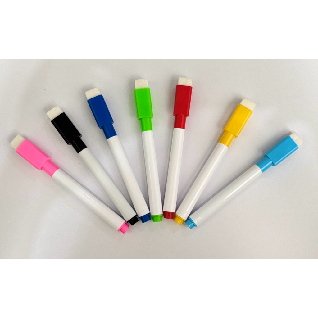 

SPIDOL WIPE and CLEAN Hitam Merah Biru Hijau Kuning Pink Biru Muda Biru Tua Ungu