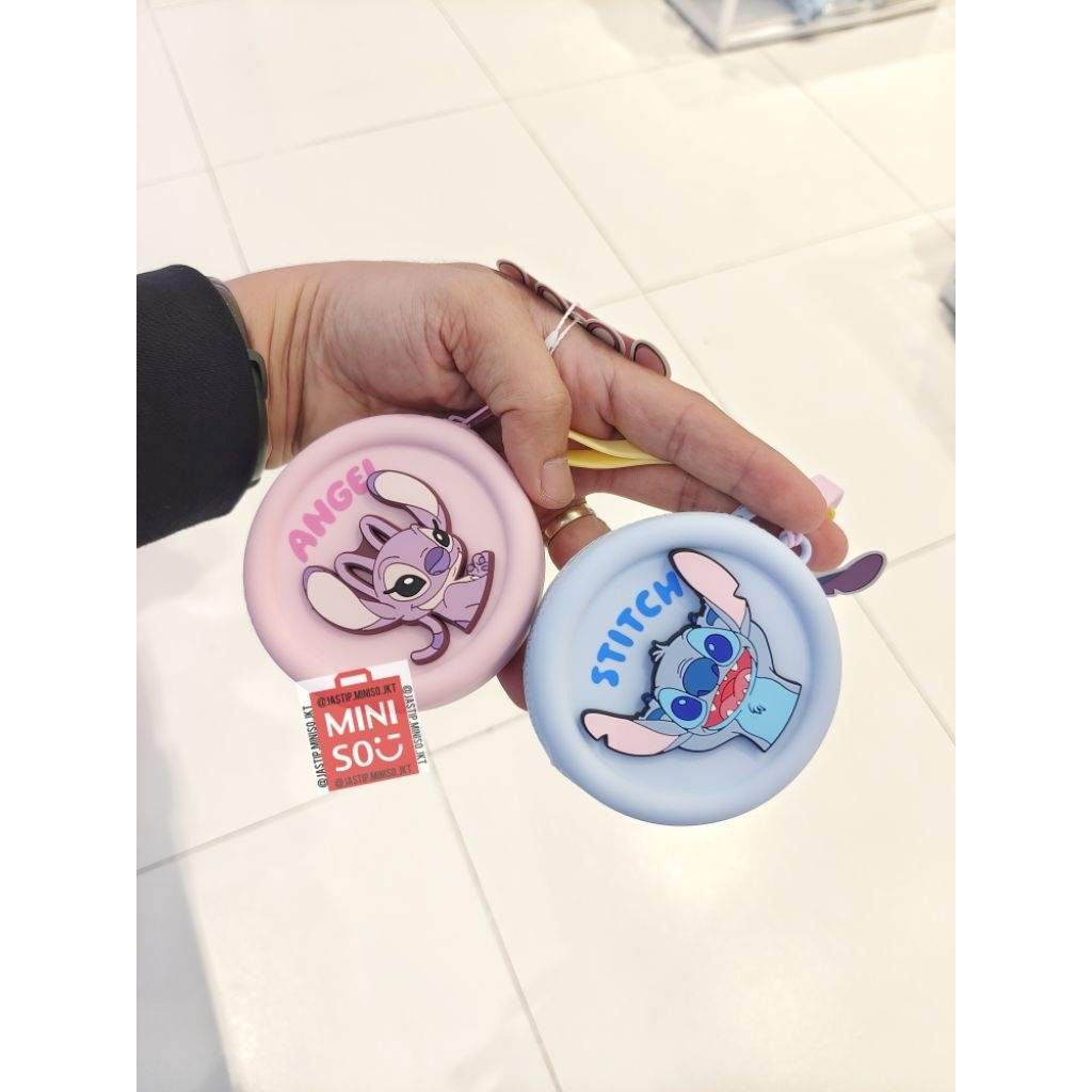 MINISO Dompet Koin Silikon / Silicone Coin Purse DISNEY STITCH Collection (9.8x9x2.8cm) STITCH /