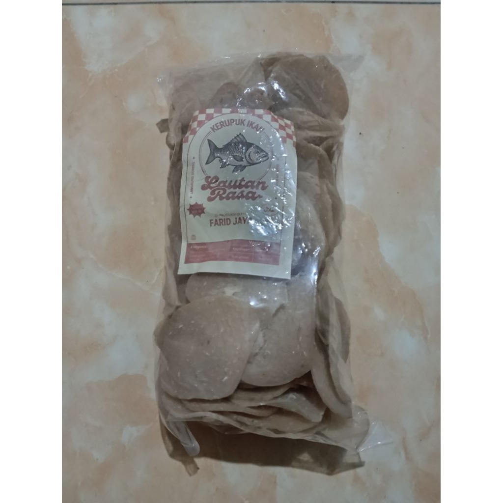 

Kerupuk Ikan Laut Asli 500gr