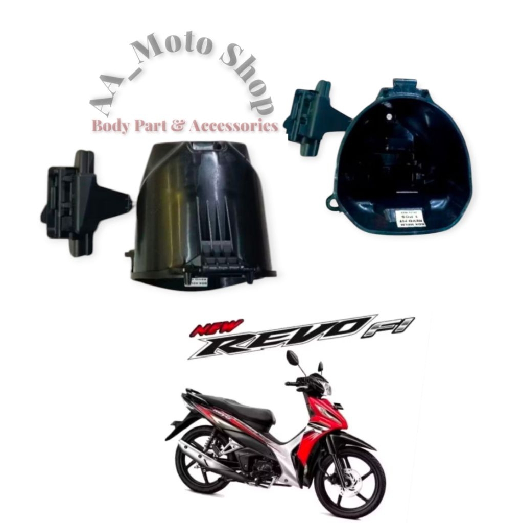 Box Bagasi Penyimpanan Bawah Jok Motor Honda Revo Fi Injeksi, Revo Fit Karbu, Blade New Supra X 125 