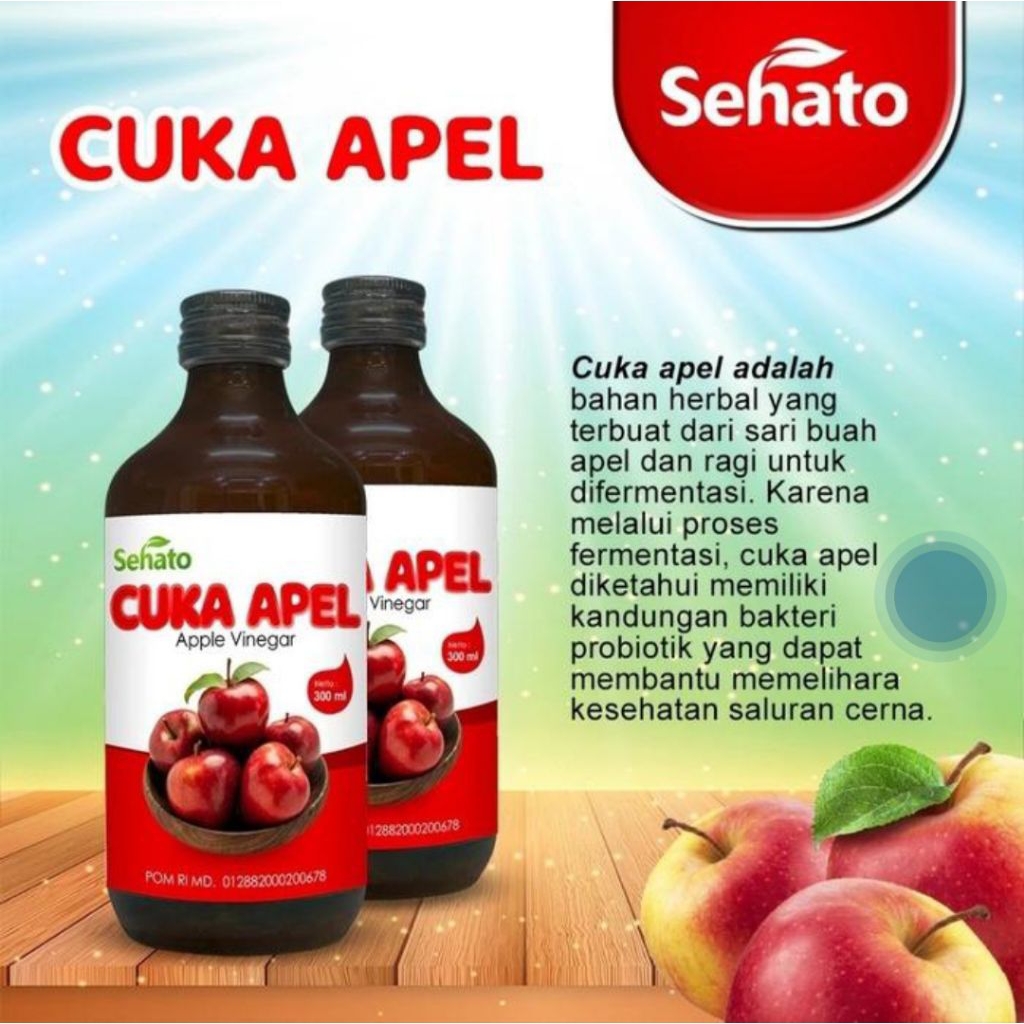 

Cuka Apel Sehato Organik Atasi Asam Urat Diabetes Kolesterol