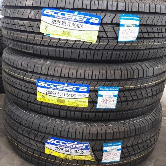 Ban Mobil Tubles Termurah Type Accelera Omikron H/T 225/75 R16 Ban Semi Offroad Ring 16 225 75