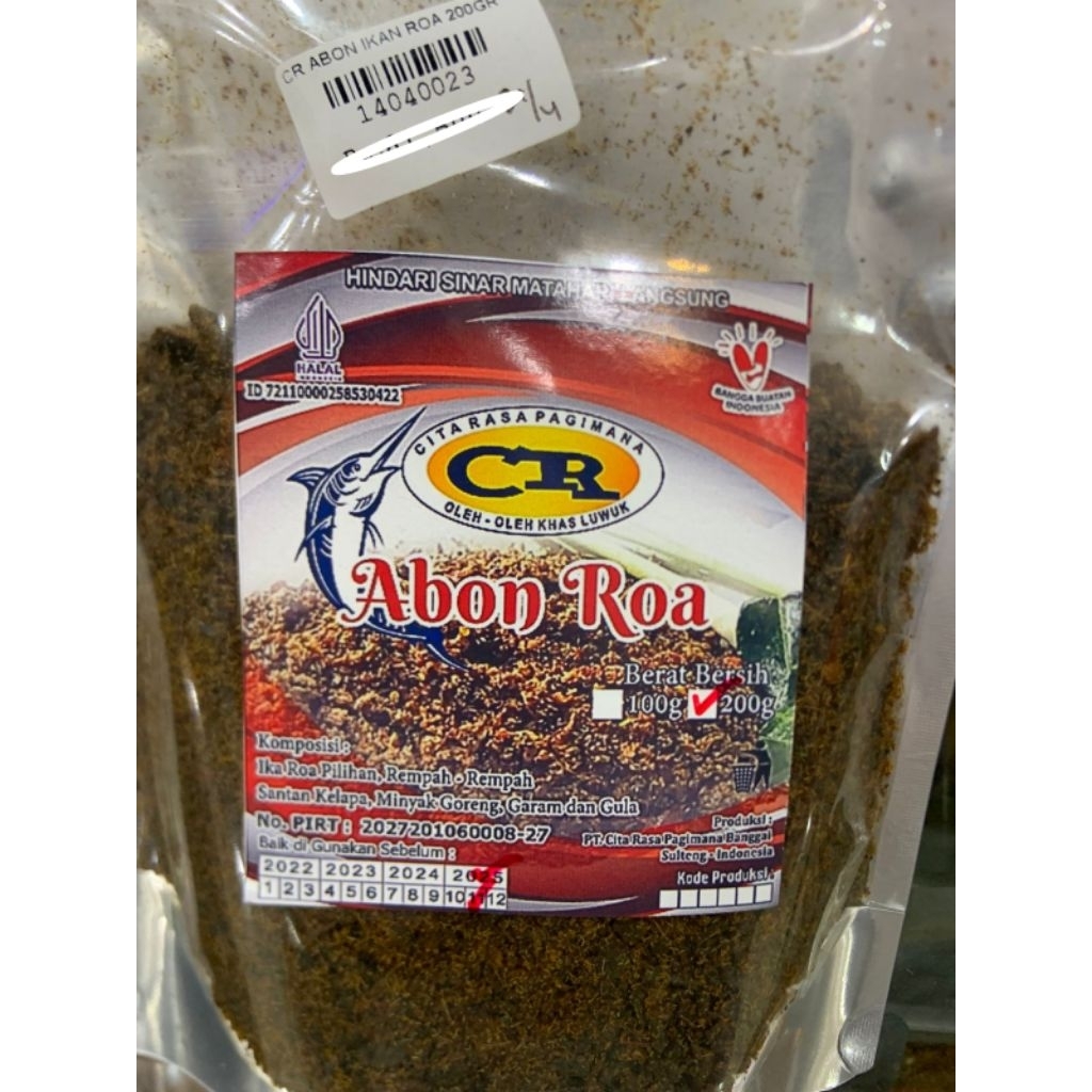 

Abon ikan roa