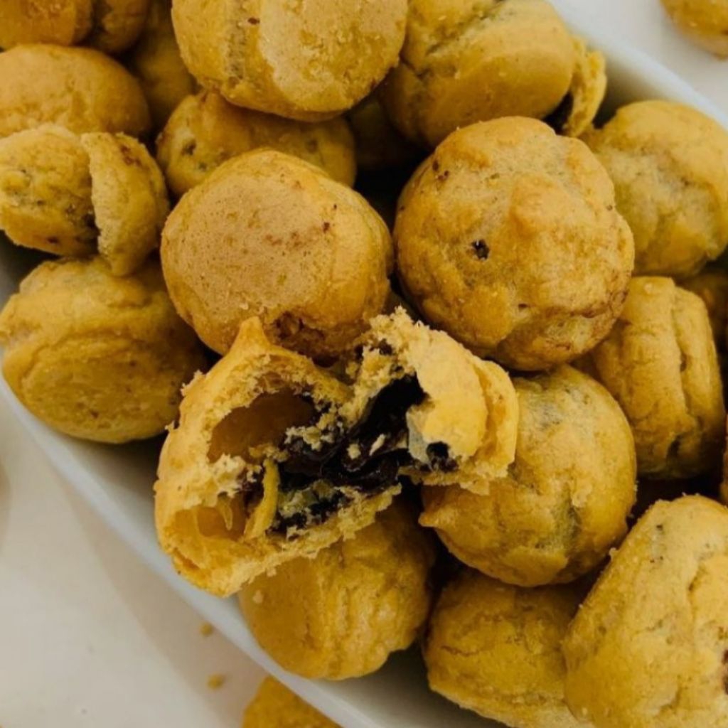 

Soes Coklat Lumer kriuk kemasan snack murah