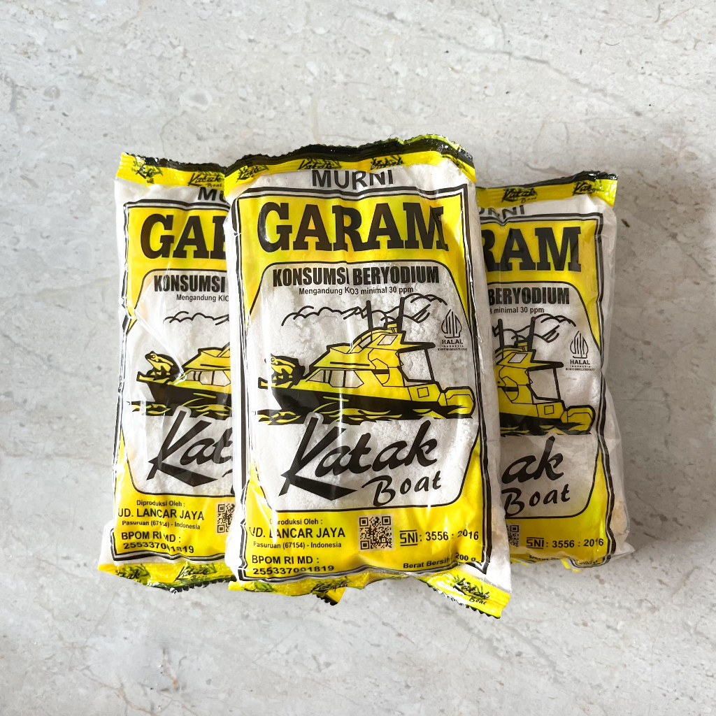 

Paket 3 Ball Garam KATAK 150/200 1 ball isi 20pcs