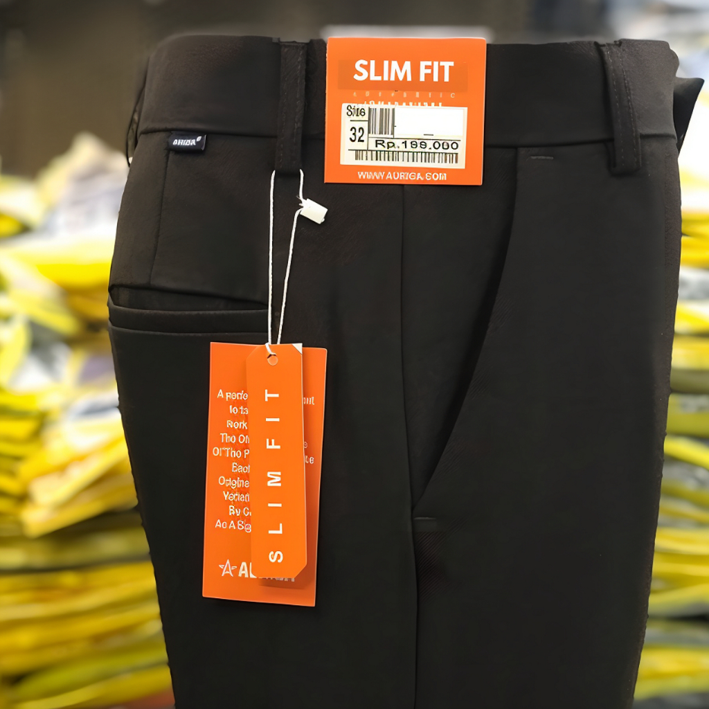 PROMO / BAHAN PREMIUM / Celana Bahan Formal Pria Slimfit Celana Kerja Kantor Kain Wolfis