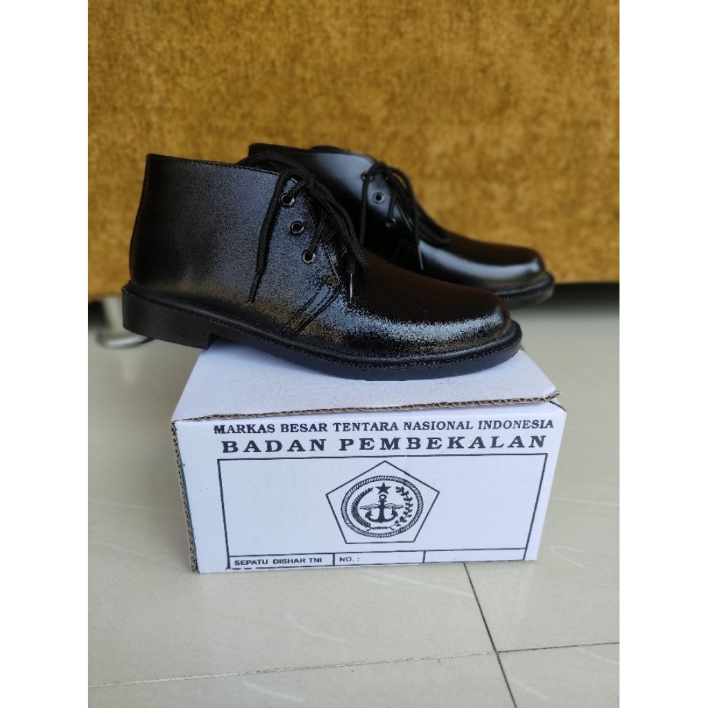 SEPATU PDH KULIT ASLI  TNI AD AL AU POLISI SATPAM SECURITY PDH TARUNA SMK PASKIBRA PRIA  DINAS KANTO