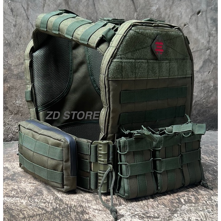 KODE G67P Body Vest Duplikat Black Mamba HijauBody Vest Tactical Hijau