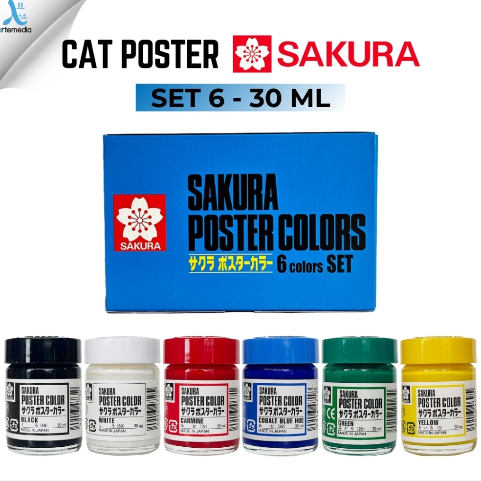 

KODE G69P Sakura Cat Poster Set 6x3ml