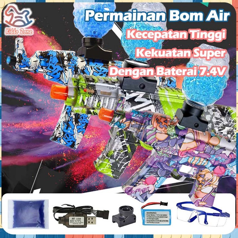 KODE N58G Pistol Mainan Anak Anak Senjata Mainan Peluru Gel Tembakan Air Blaster Gun Mainan Tembakan