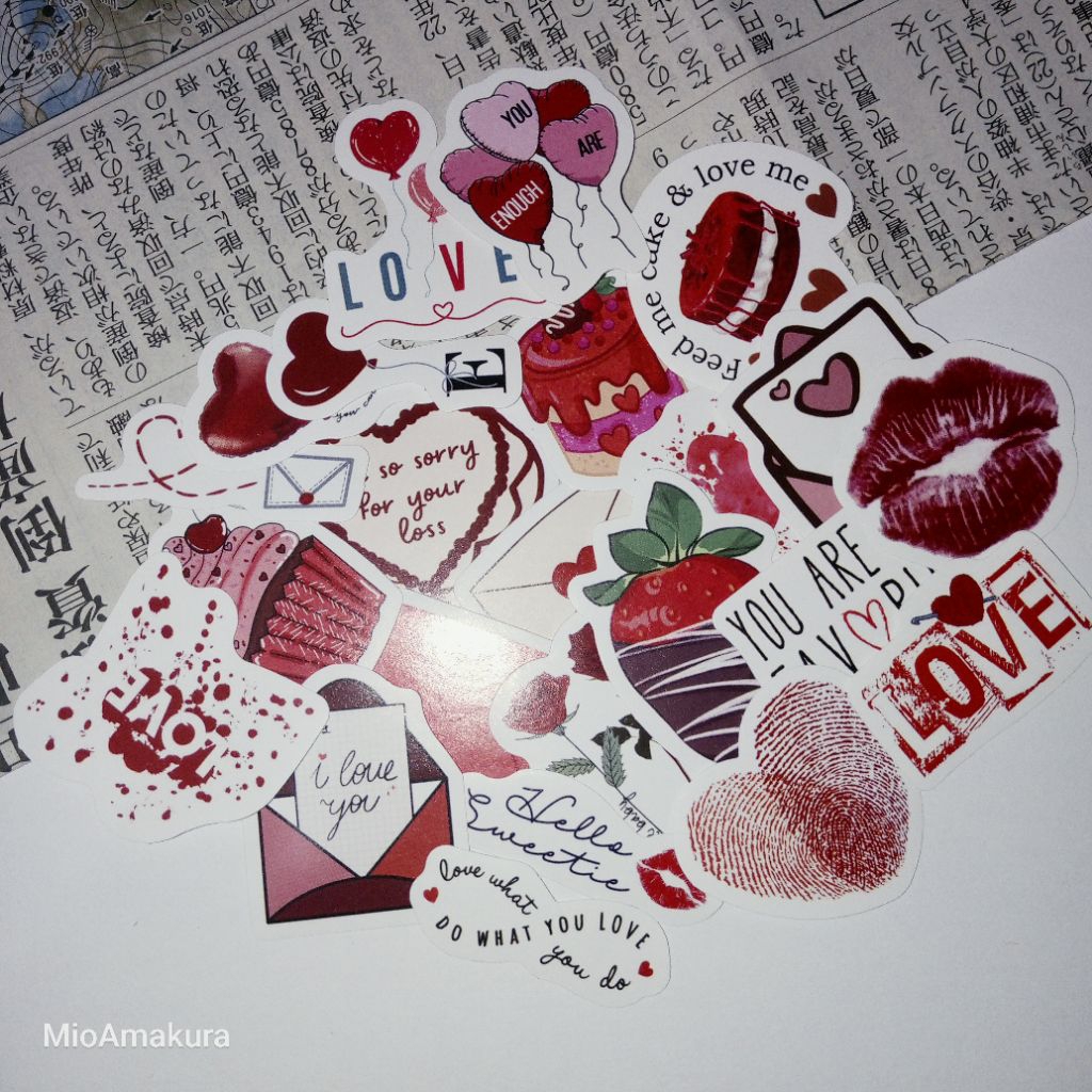 

23pcs stiker aesthetic vintage untuk journal(A10)