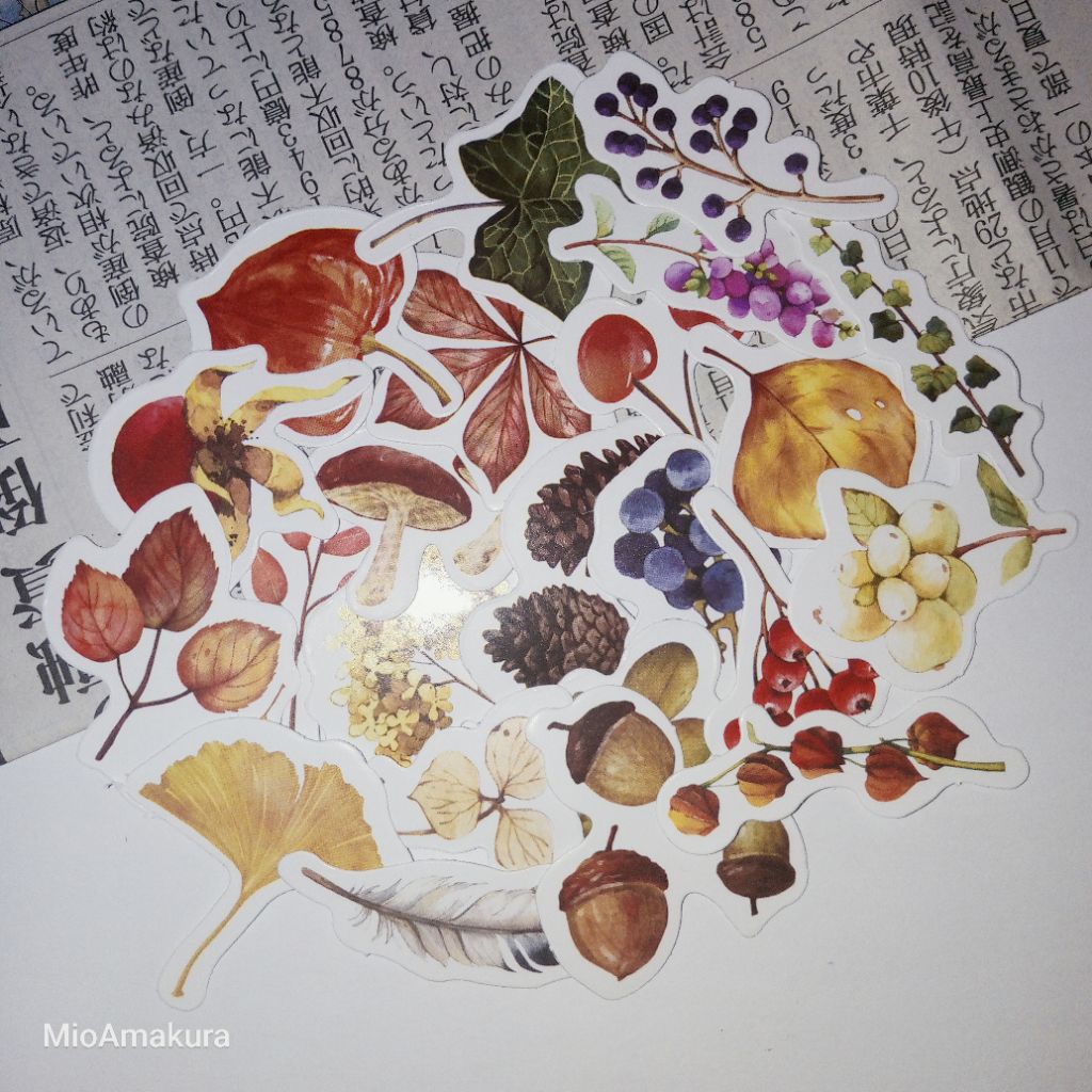 

23pcs stiker aesthetic vintage untuk journal(A12)