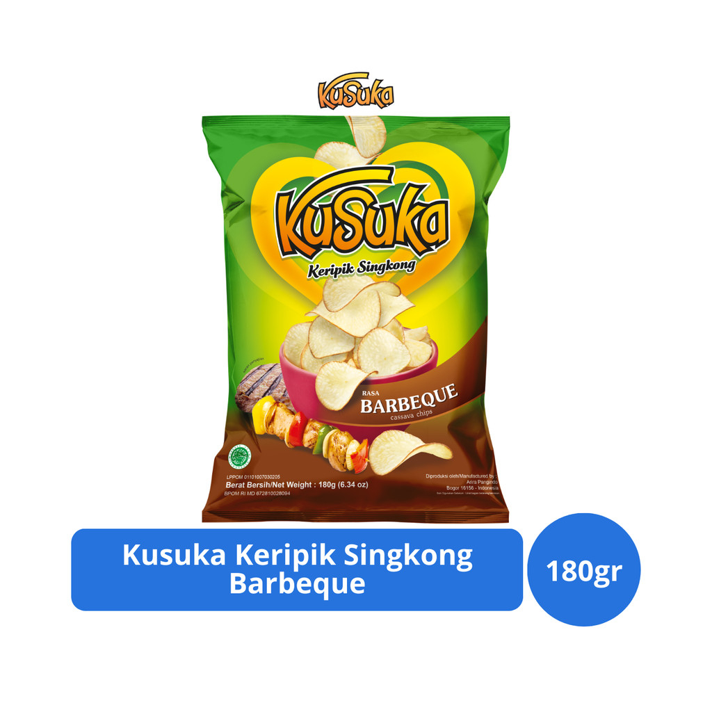 

KUSUKA KERIPIK SINGKONG BERBEQUE PCK 180g