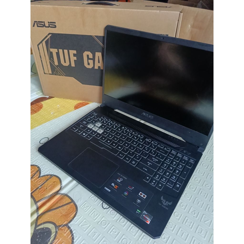 Asus TUF GAMING FX 505D REYZEN7 Jual Casing dan MB Matot