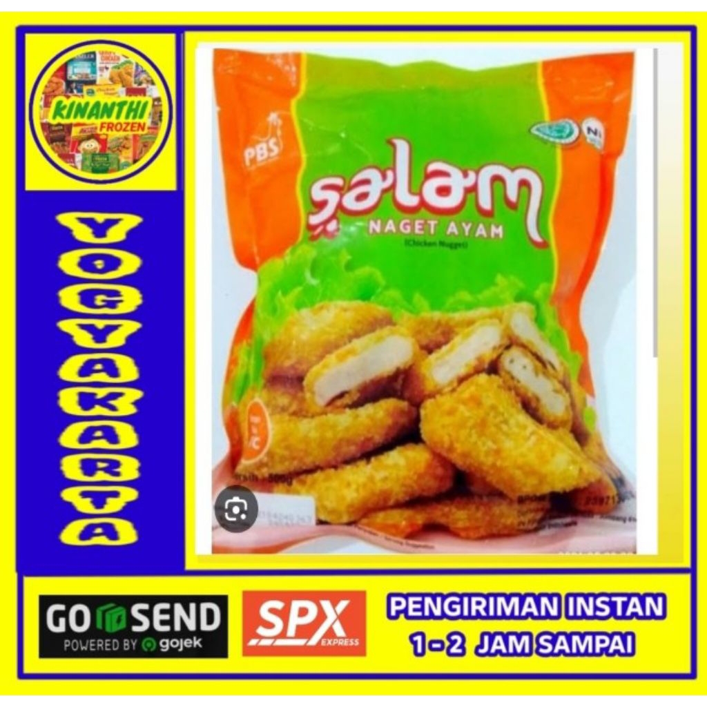 

nuget salam bentuk segiempat 500 gr,jogja frozen
