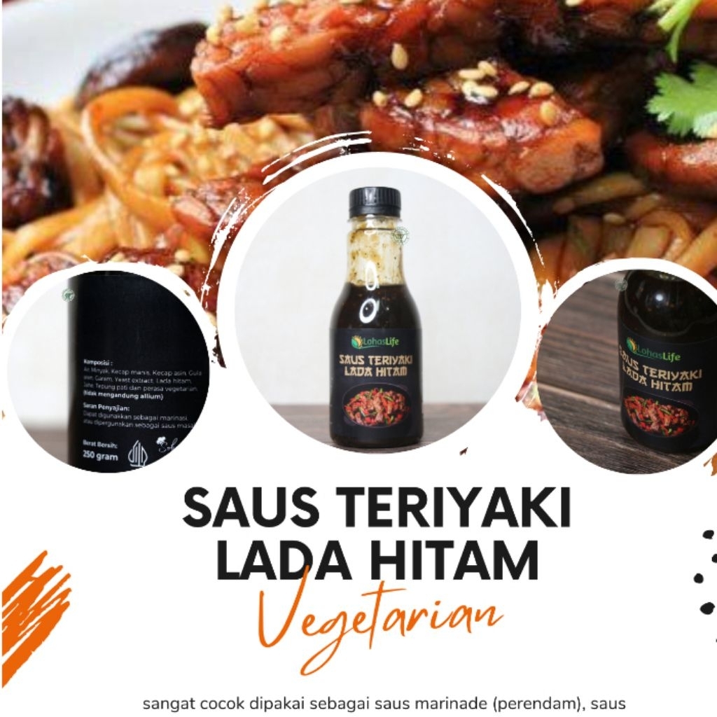 

saus teriyaki lada hitam