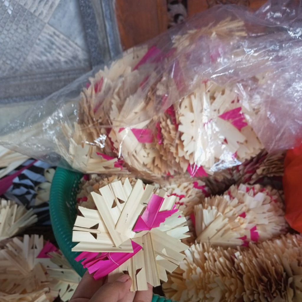 sampian nagasari/25pcs, sampian tumpeng, sampian kembang