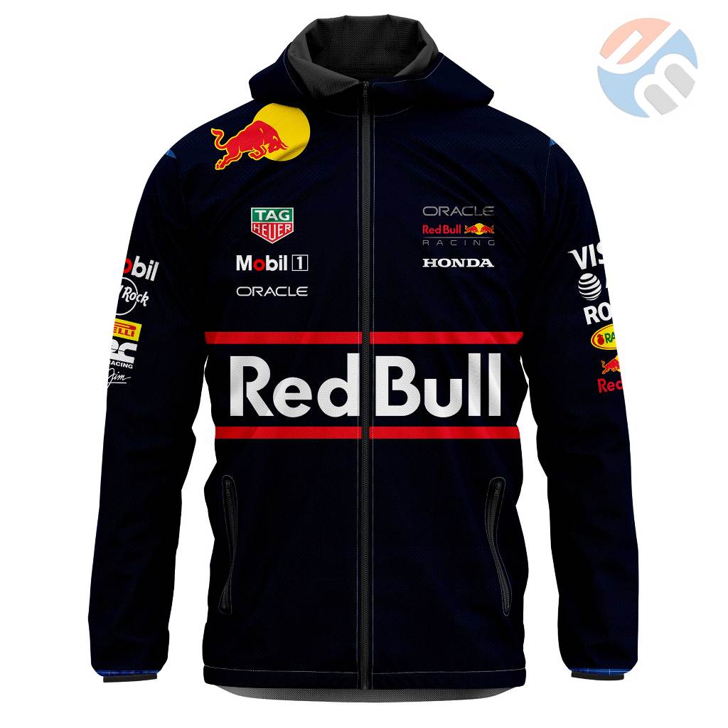 SAGALA - Jaket Parasut F1 RED BULL 2025 Balap Mobil Formula Satu Pria & Wanita Dewasa | Printing Sub