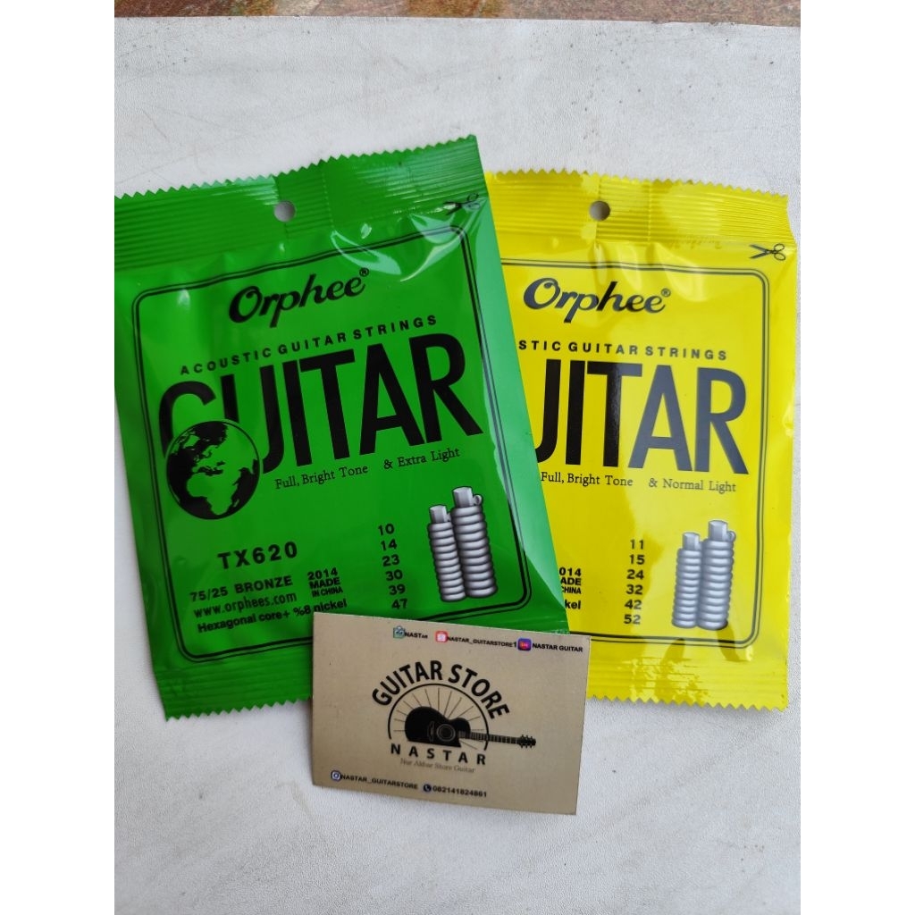 orphe TX630 dan TX620 original bronze import senar gitar akustik 010 011