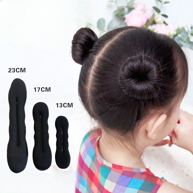 [KIDSFASHIONKOLEKSI] Hairdini Sponge Rambut Anak Perempuan / Alat Cepol Curly Rambut