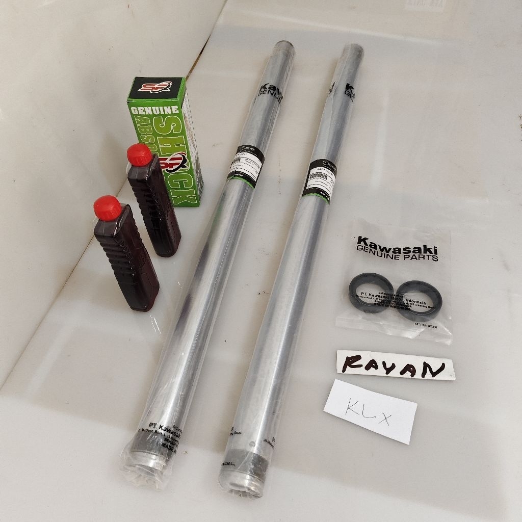 Shock depan KLX shock depan KLX KLX komplit silsok & olisok shock depan KLX