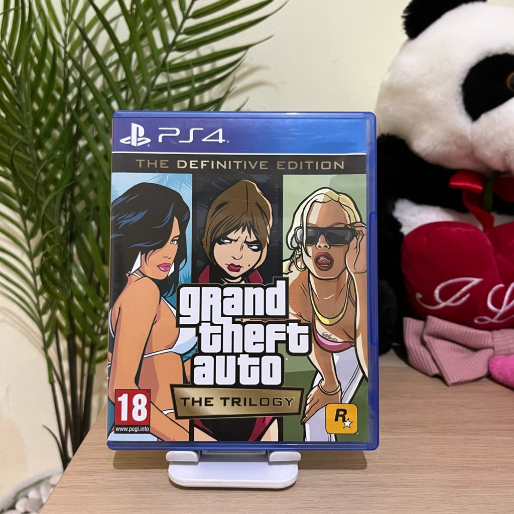 disc GTA THE TRILOGY ps4 kaset playstation4 gta san andreas gta3 vice city