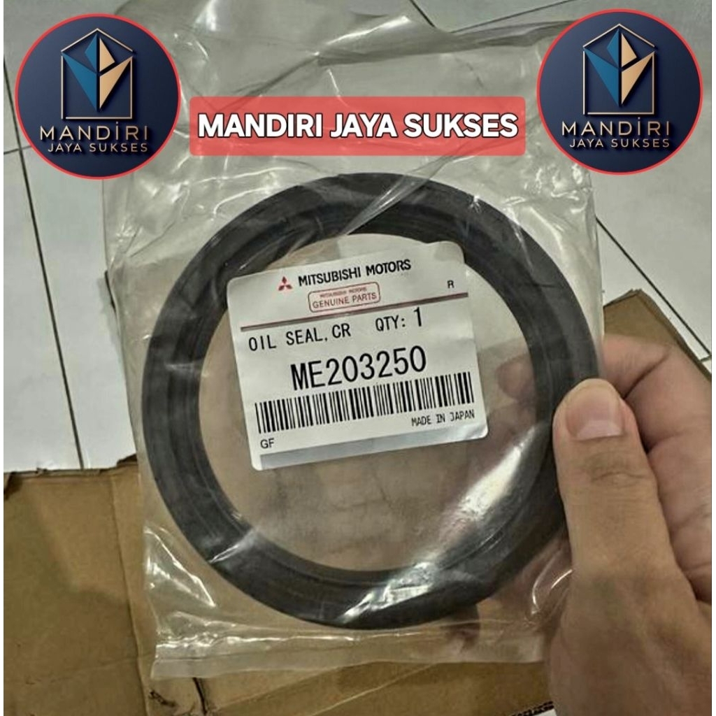 OIL SEAL/SEAL CRANKSHAFT KRUK AS BELAKANG ASLI TRITON 2800cc 4M40/STRADA L200 ME203250 JAPAN