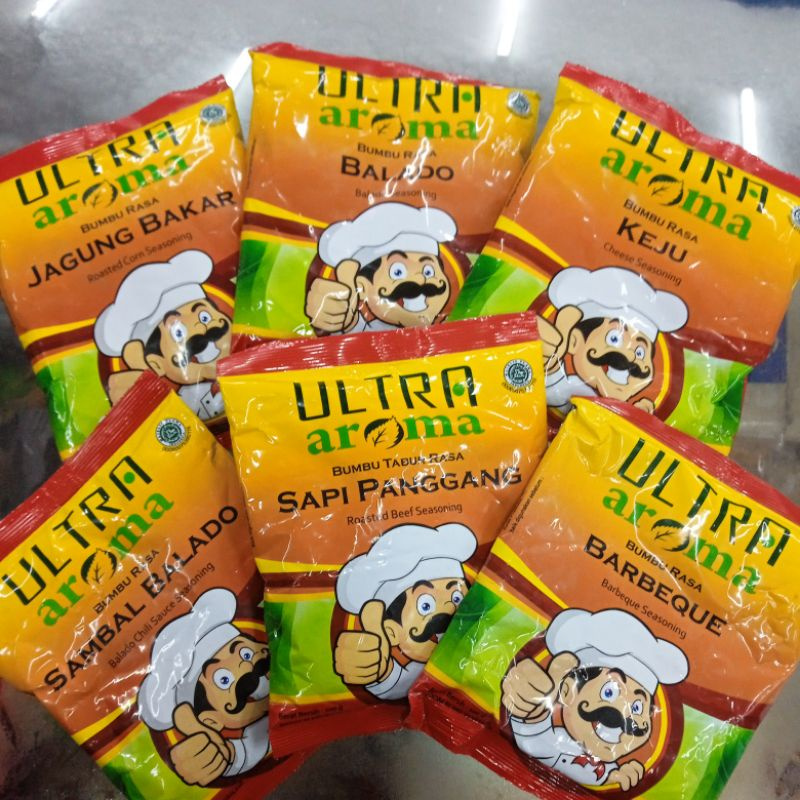 

Bumbu Tabur Ultra Aroma aneka Rasa Enak / Bumbu Tabur Serbaguna Ultra Aroma Aneka Rasa Kemasan Sachet 100gr