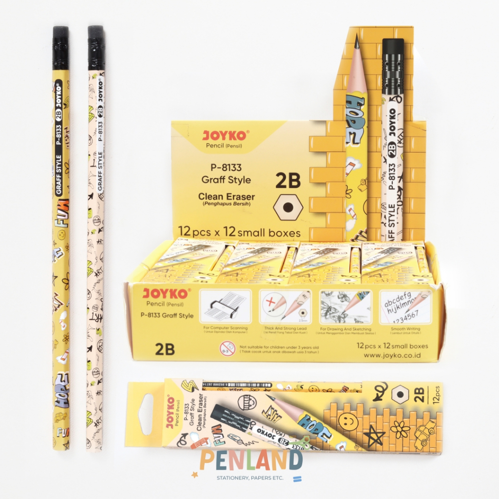 

Pensil 2B Joyko JKP-8133 PL00074 Murah Bisa COD