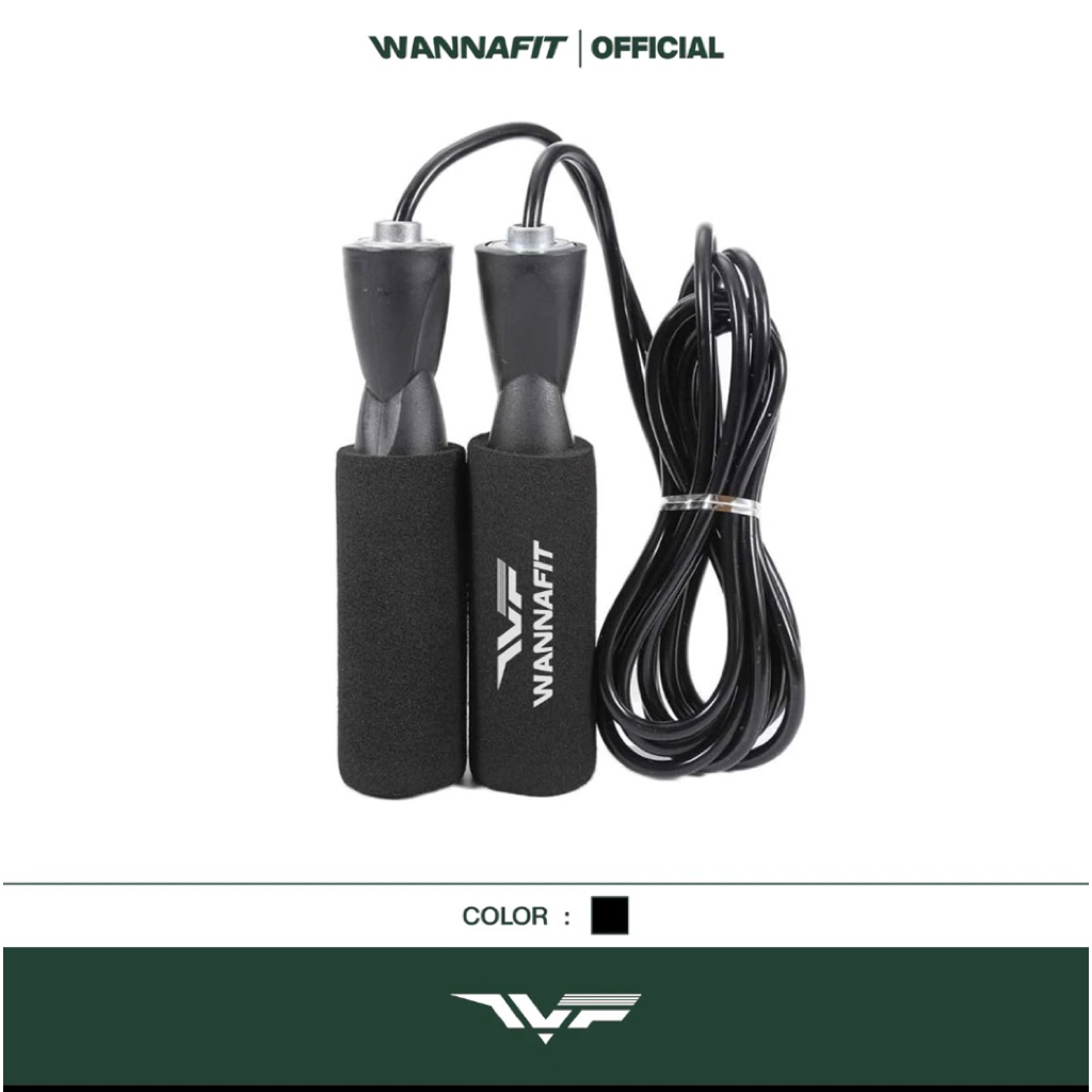 FREE ONGKIR WANNAFIT SKIPPING FITCOACH SKIPPING FITCOACH WANNAFIT 2,5M JUMP ROPE SPEED OLAHRAGA