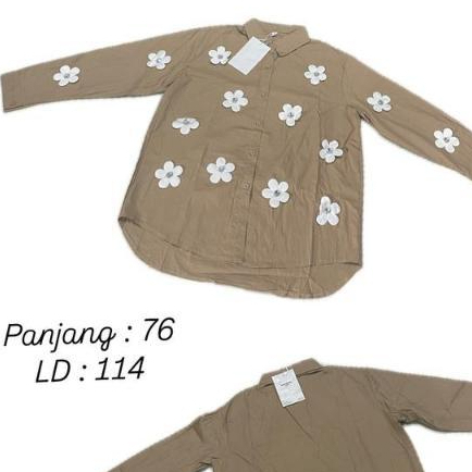 Blouse kemeja atasan Bunga BKK Import Bangkok RANDOM