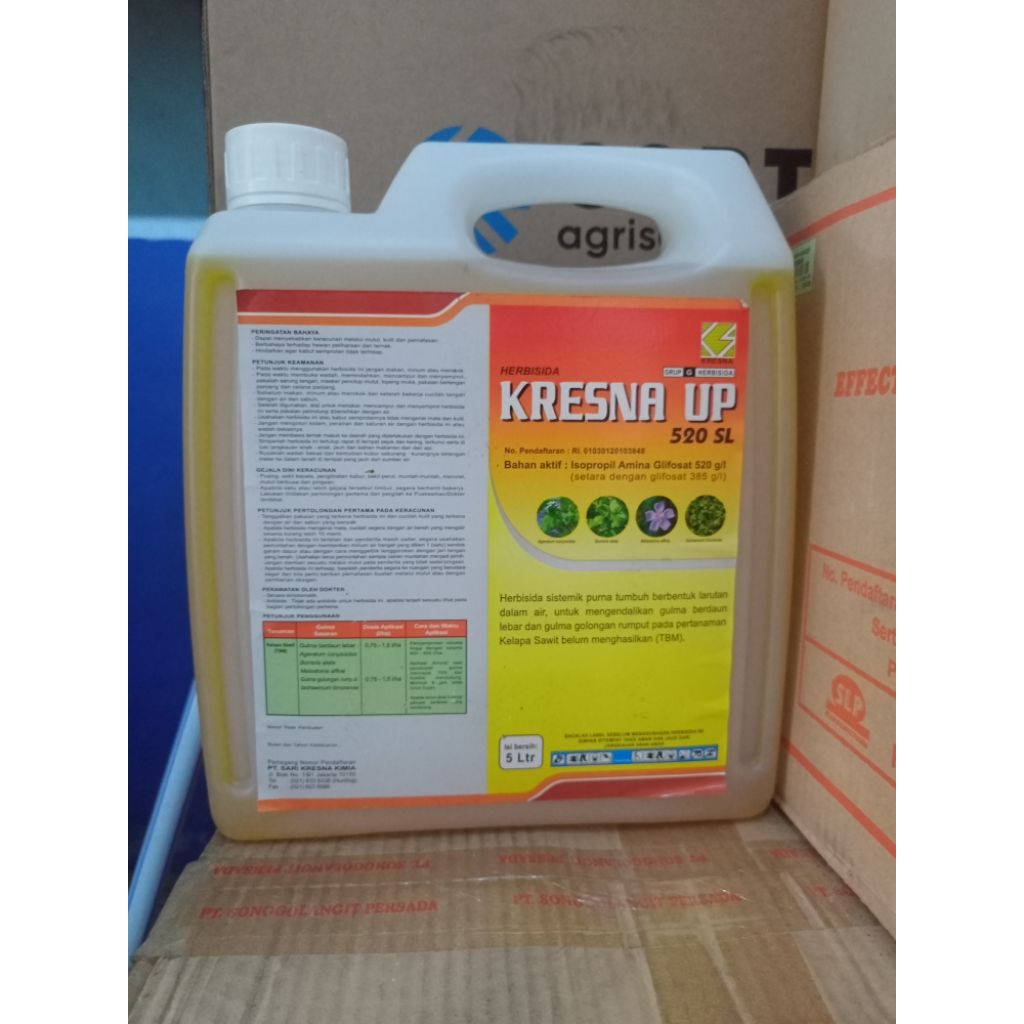 Herbisida Kresna Up 520 SL kemasan 5 Ltr
