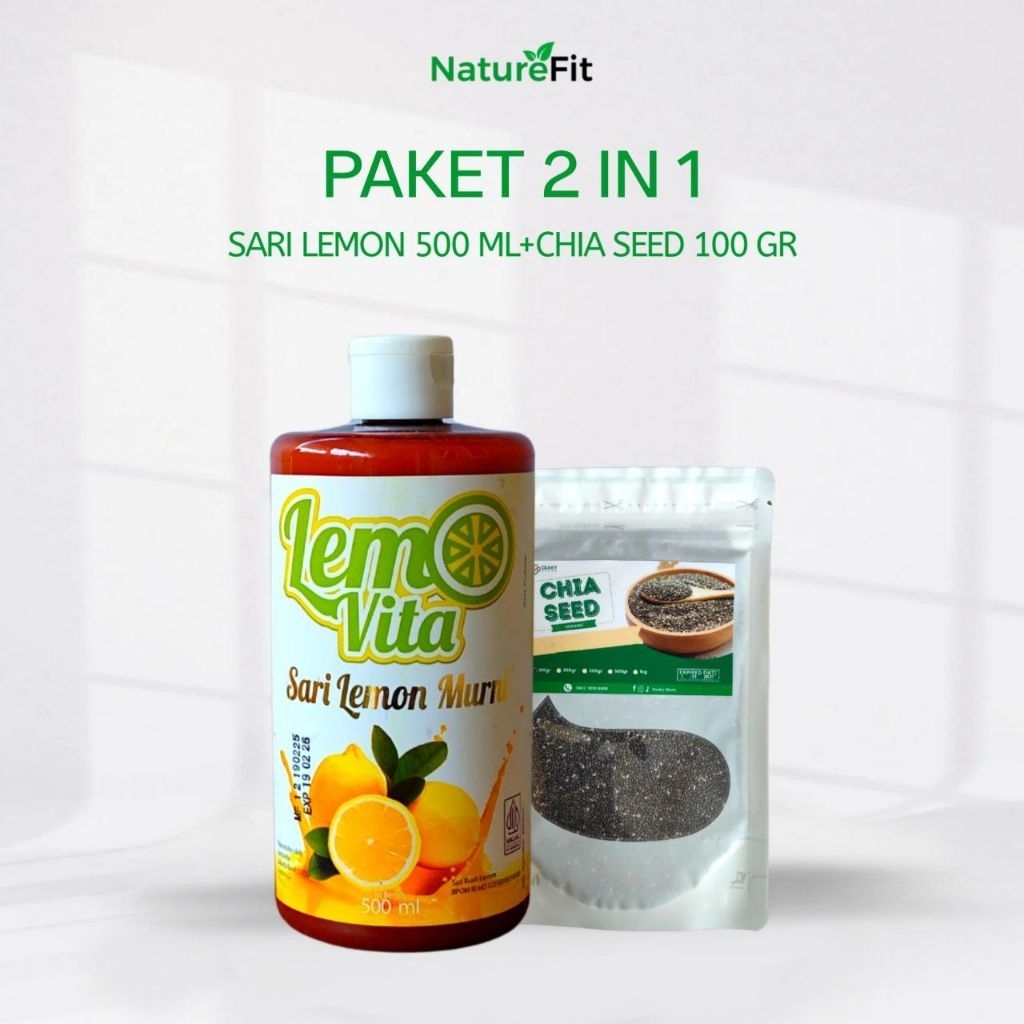 

PAKET DIET SEHAT 2IN1 LEMOVITA + CHIASEED