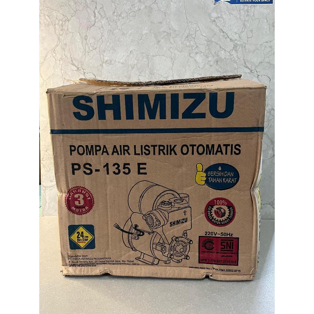 Pompa Air Listrik Otomatis SHIMIZU PS-135 E / SHIMIZU POMPA AIR OTOMATIS PS-135 E