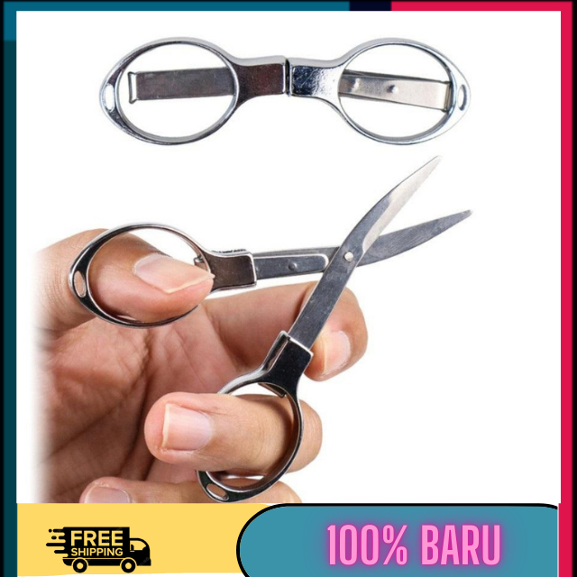 

Gunting Lipat Mini Stainless Serbaguna Mini Scissors Foldable / Gunting Portabel / Portable Scissors