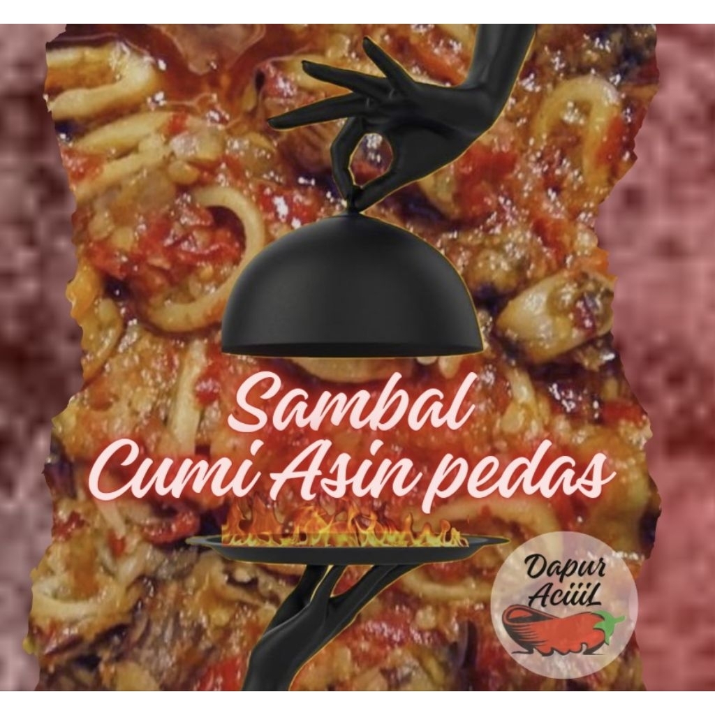 

Sambal Cumi Asin Pedas 150gr