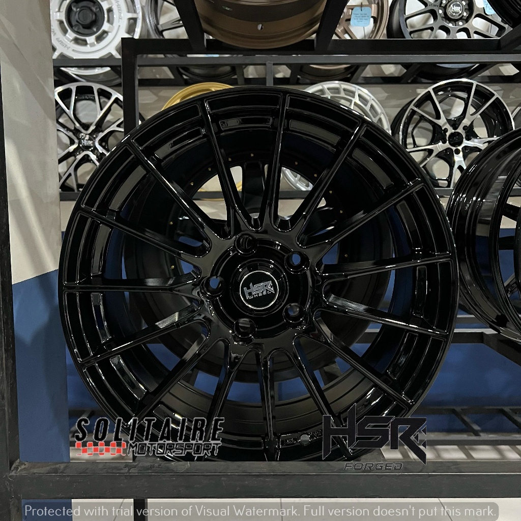 VELG RACING HSR RING 17 UNTUK RUSH BRV ERTIGA VELG HSR MAUDUS RING 17 PCD 5X114,3