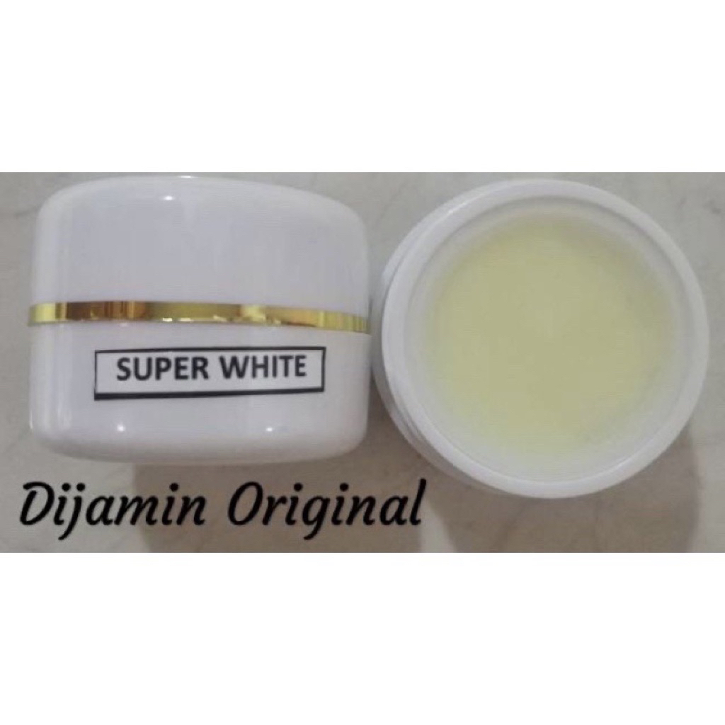 NC cream Super white gel night cream - cream malam flek / whitening (mengelupas halus)