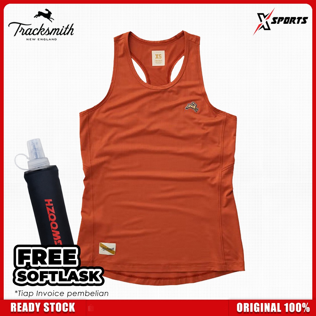 TRACKSMITH Twilight Tank Women Burnt Orange