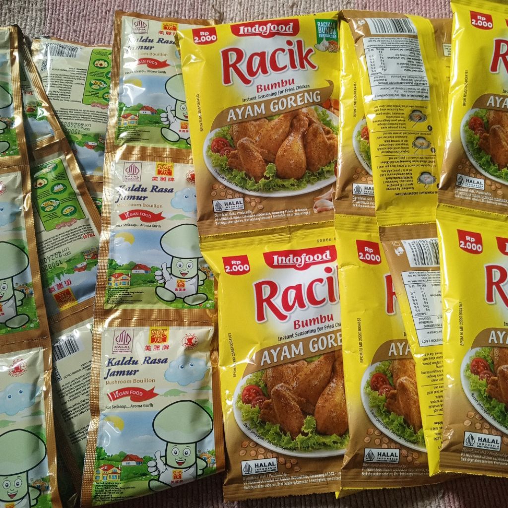 

Paket hemat 15 pcs ( 10 pcs kaldu jamur + 5 pcs racik ayam/ ikan goreng)