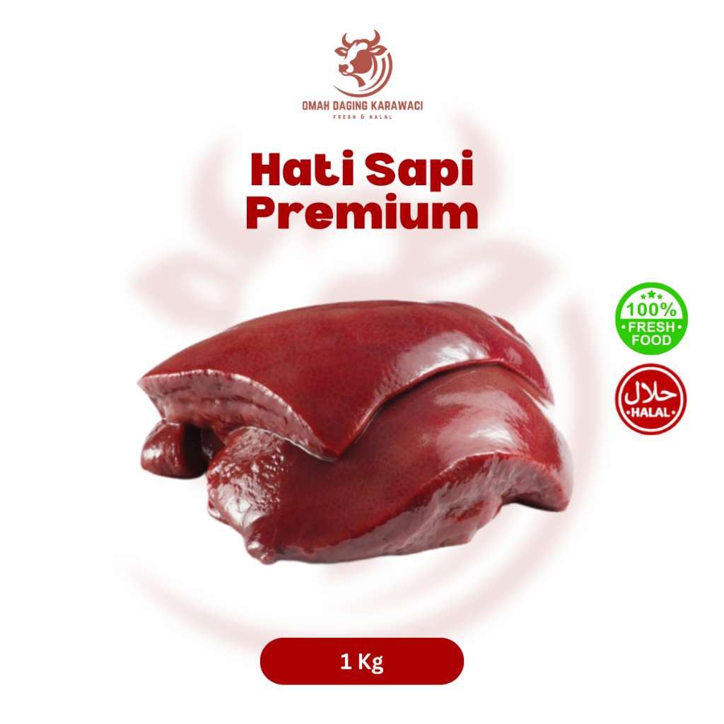 

Hati Sapi Beef Liver Premium Fresh Halal 1kg Tangerang