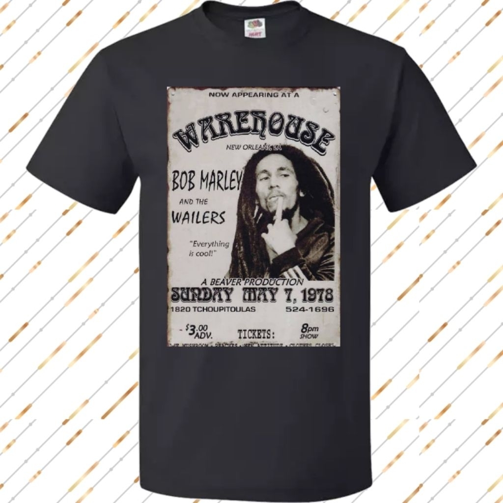 kaos murah bob Marley vintage