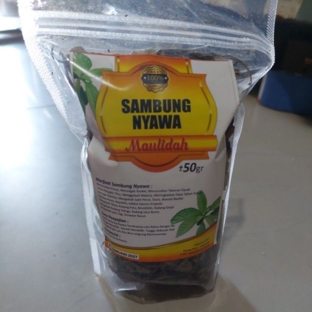 

Daun Sambung Nyawa Maulidah 50gram