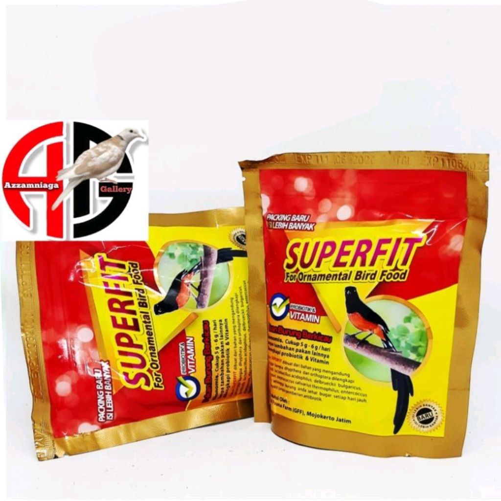 0Voer Superfit Gold Pur High Protein Pakan Harian Burung Murai persatuan