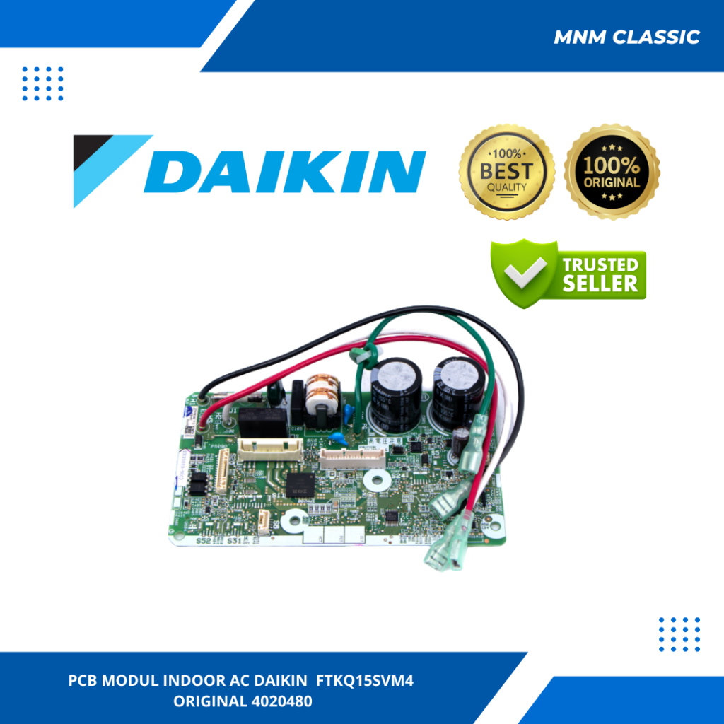 PCB MODUL INDOOR AC DAIKIN  FTKQ15SVM4 ORIGINAL 4020480