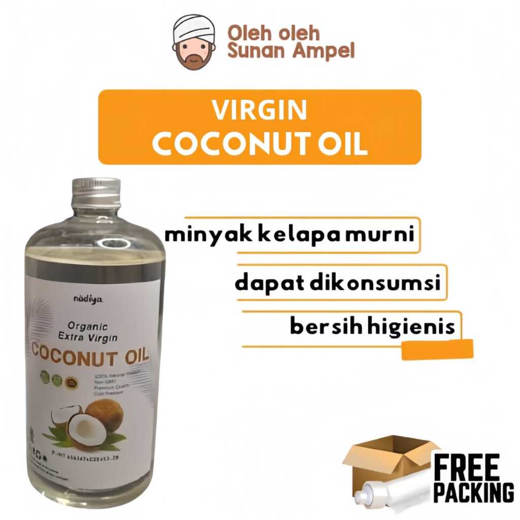 

VCO Virgin Coconut Oil 500Ml Minyak Kelapa Asli Bersih Higienis Untuk Kesehatan Dan Kecantikan Kulit