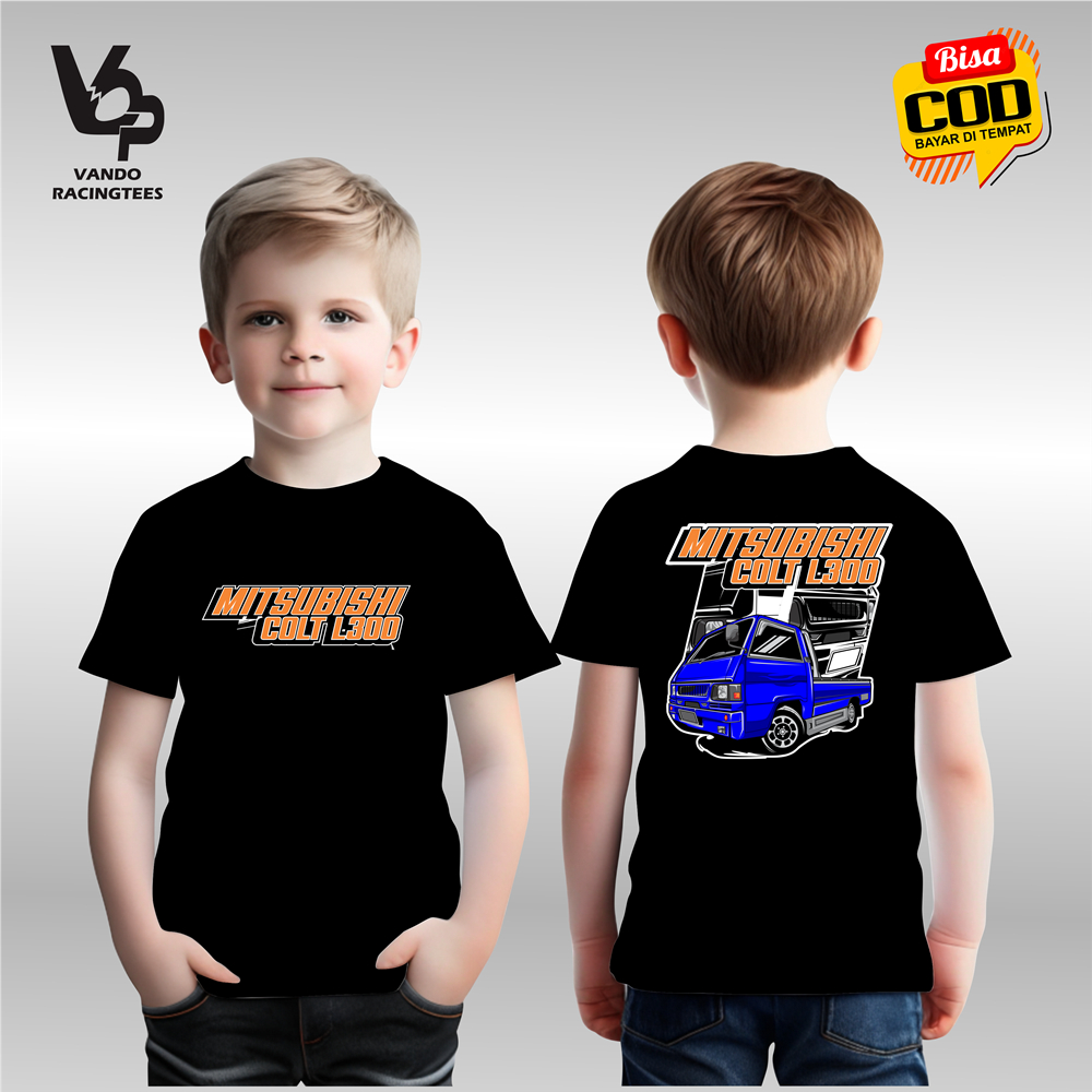 Kaos Racing Anak Mitsubishi L300 Baju Distro Driver Muda Katun Lembut